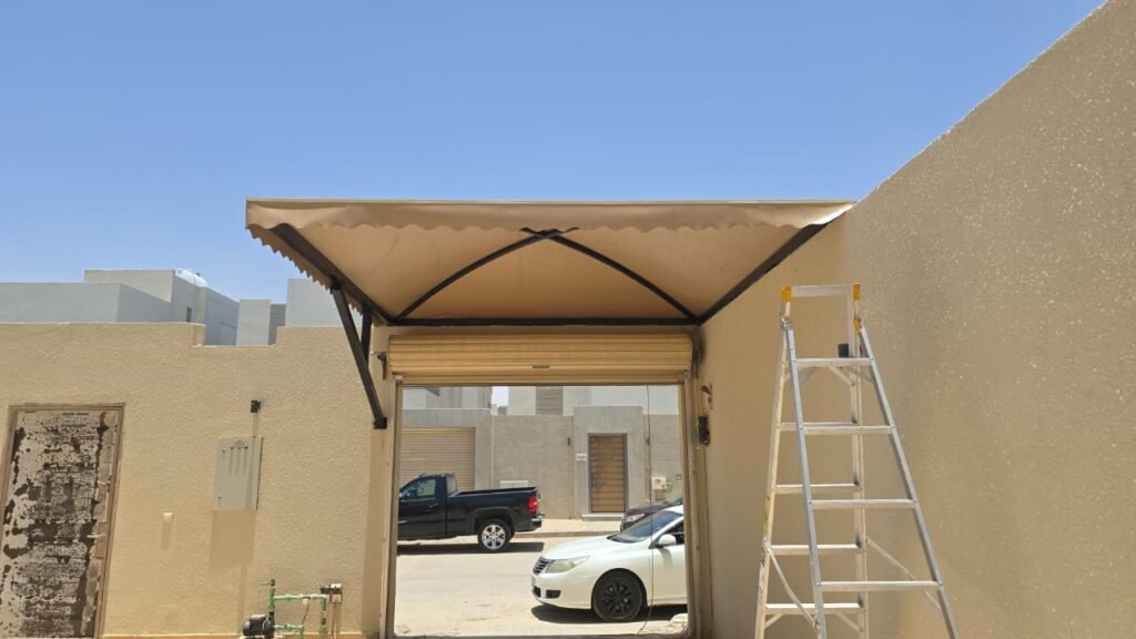 مظلات قماش كراج الحوش