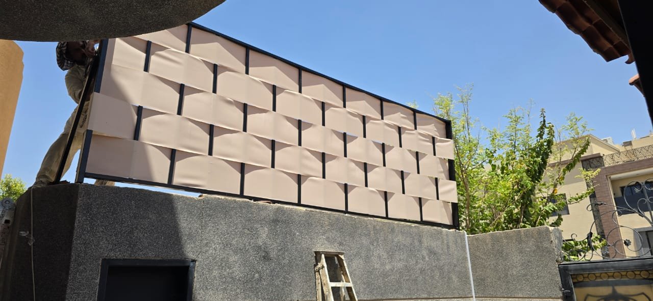 تركيب سواتر مجدول شمال الرياض