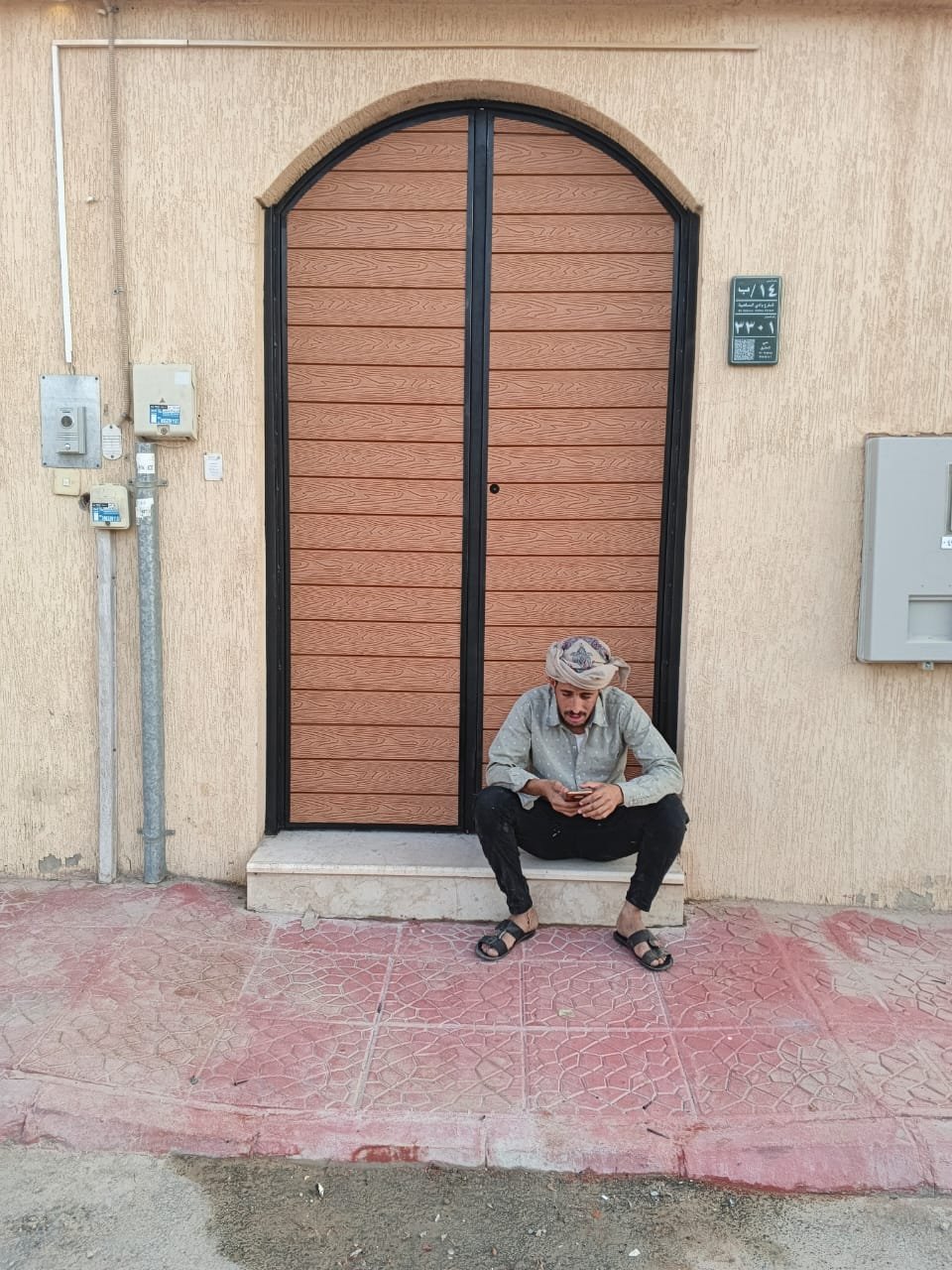 تلبيس أبواب بديل خشب