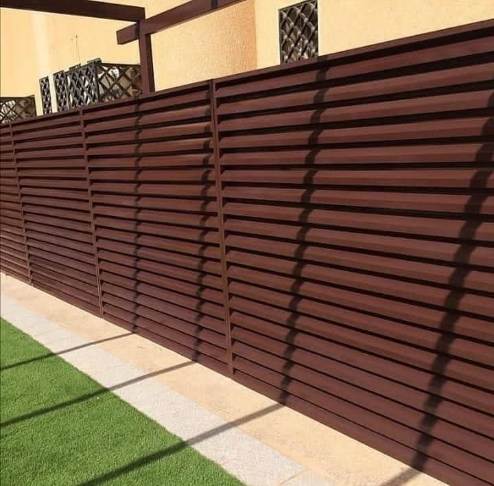 سواتر شرائح خشب